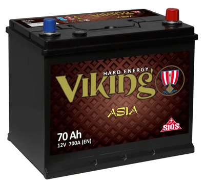 Акумулятор Viking ASIA 6СТ-70Ah Аз 700А (0) (D26+B01)  30020 фото