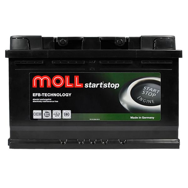 MOLL EFB (L3) 70Ah 700A R+ 1082070 фото