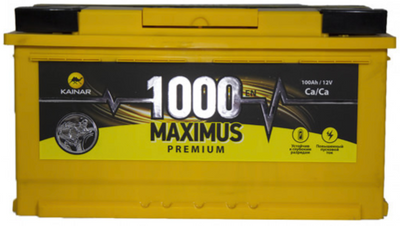 Акумулятор стартерний  6СТ-100 АПЗ (-/+) Maximus  600 76 04 фото