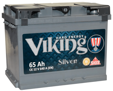 Акумулятор Viking Silver 6СТ-65Ah Аз 640А (0) (L2)   28128 фото