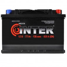 INTER 77Ah 620A R+ inter16 фото