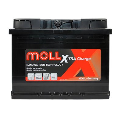 MOLL X-Tra Charge (L2) 62Ah 600A R+  1084062 фото