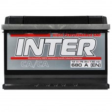 INTER high performance (L3) 75Ah 680A R+ inter12 фото