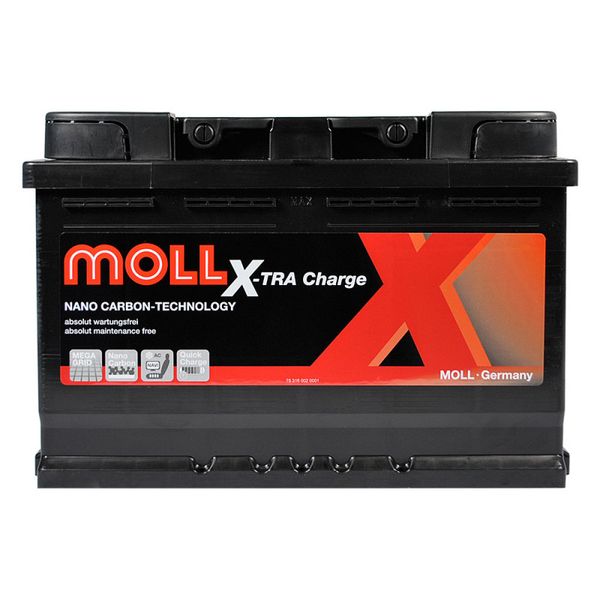 MOLL X-Tra Charge (L3) 75Ah 720A R+ 1084075 фото