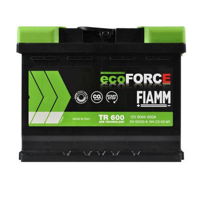 FIAMM Ecoforce AFB 60Аh 600А R+ 7906488 фото