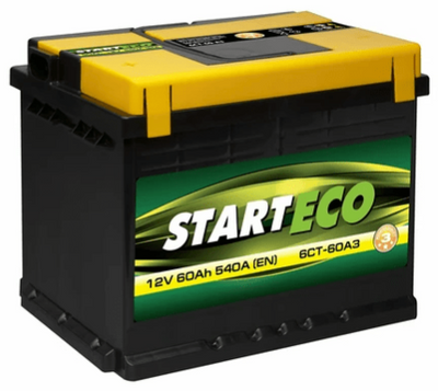 Аккумулятор START ECO 6СТ-60Ah Аз 540А (1) (L2) 213 093 фото
