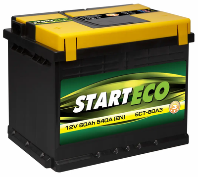 Акумулятор START ECO 6СТ-60Ah Аз 540А (0) (L2)  21393 фото