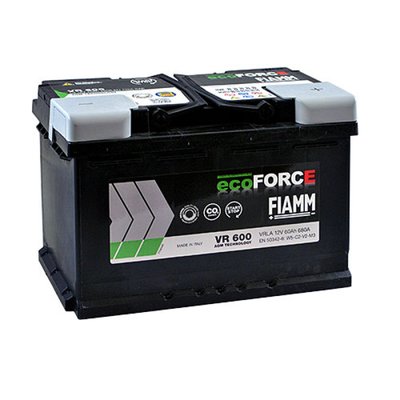 FIAMM Ecoforce AGM 60Аh 680А R+ 7906199 фото
