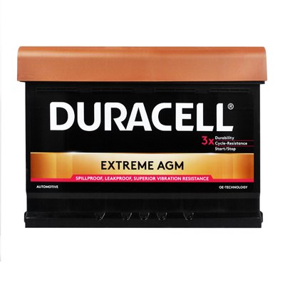 DURACELL Extreme AGM (L3) 70Ah 720A R+  016570010801 фото
