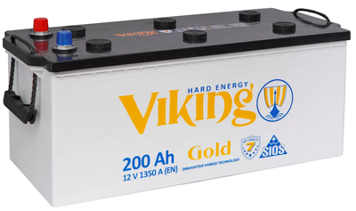 Акумулятор Viking Gold 6СТ-200Ah Аз 1350A (3) (B) 27884 фото