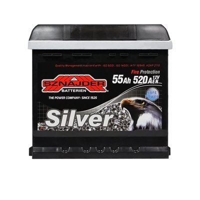 SZNAJDER Silver 55Ah 520A R+ 55583 фото