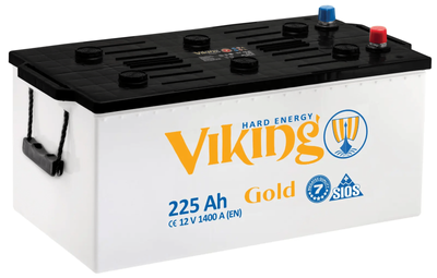 Акумулятор Viking Gold 6СТ-225Ah Аз 1400A (3) (C) 26339 фото