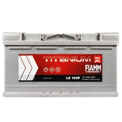 FIAMM Titanium Pro 100Аh 870А R+ 7905160 фото