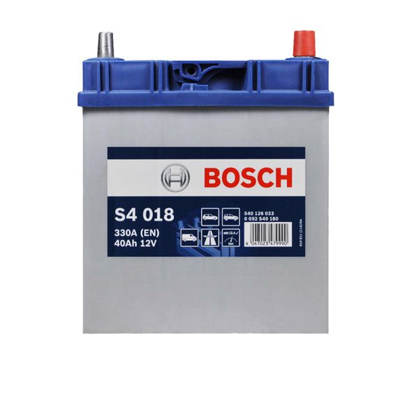 BOSCH Asia 40Ah 330A R+ 0092S40180 фото