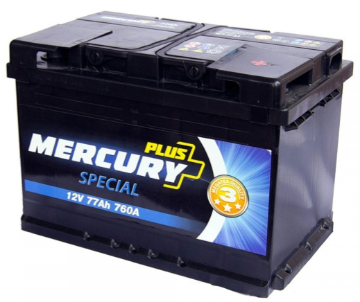 Mercury specal plus 77 Ah Eв (-/+) (760EN) P47291 фото