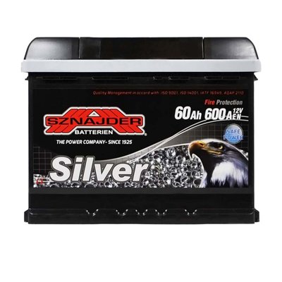 SZNAJDER Silver 60Ah 600A L+  56085 фото