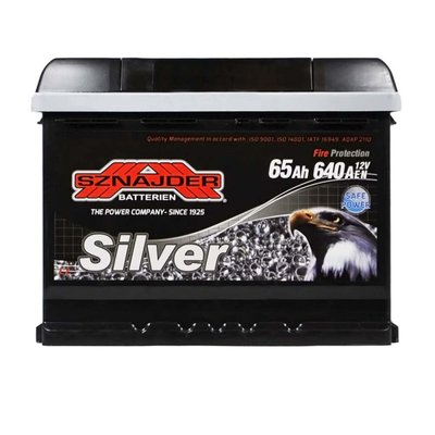 SZNAJDER Silver 65Ah 640A R+ 56583 фото
